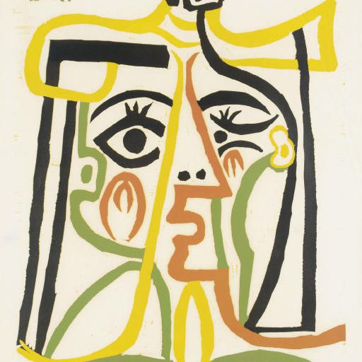 Pablo Picasso — Тет-а-тет с женщиной (р. 1067; В. 1279)