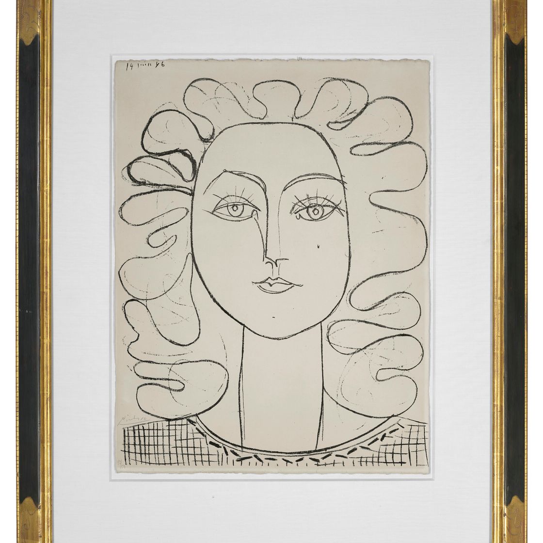 Pablo Picasso — Франсуаза в шевроле ондулес, изображение 2