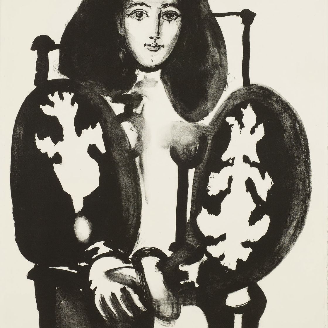 Pablo Picasso — Женщина в костюме № 1 ("Длинное платье") (Б. 587; Мурло 134)