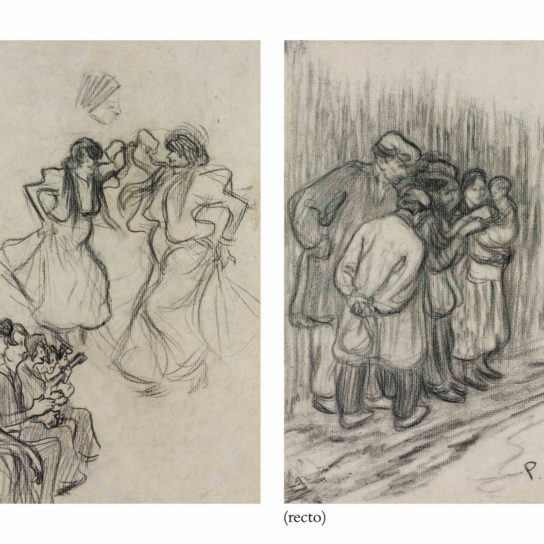 Pablo Picasso — Художник и искусствовед ( прямая сторона ); Фламенко ( оборотная сторона )