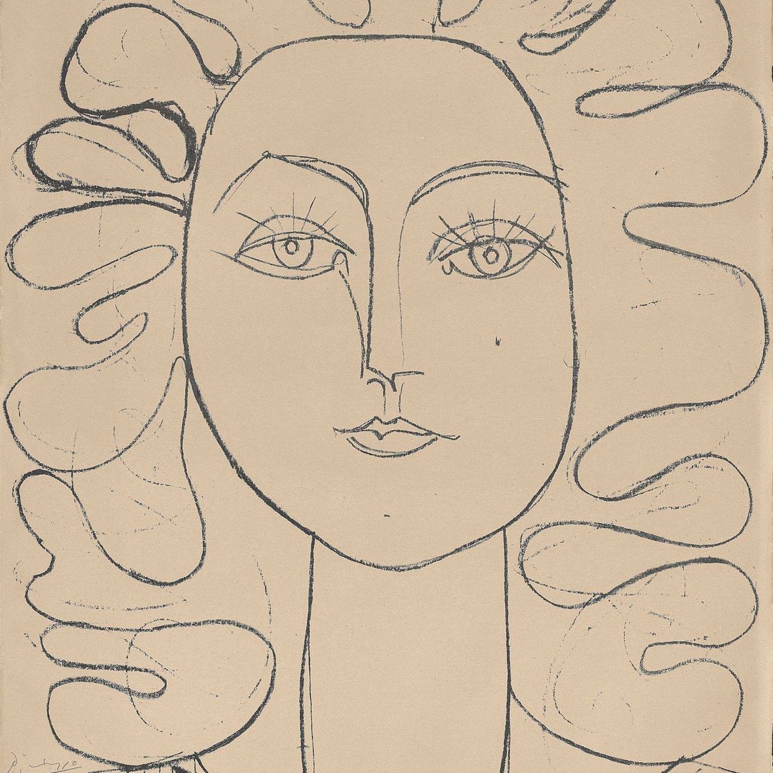 Pablo Picasso — Франсуаза из шевроле Ондулес (В. 403; Мурло 47)