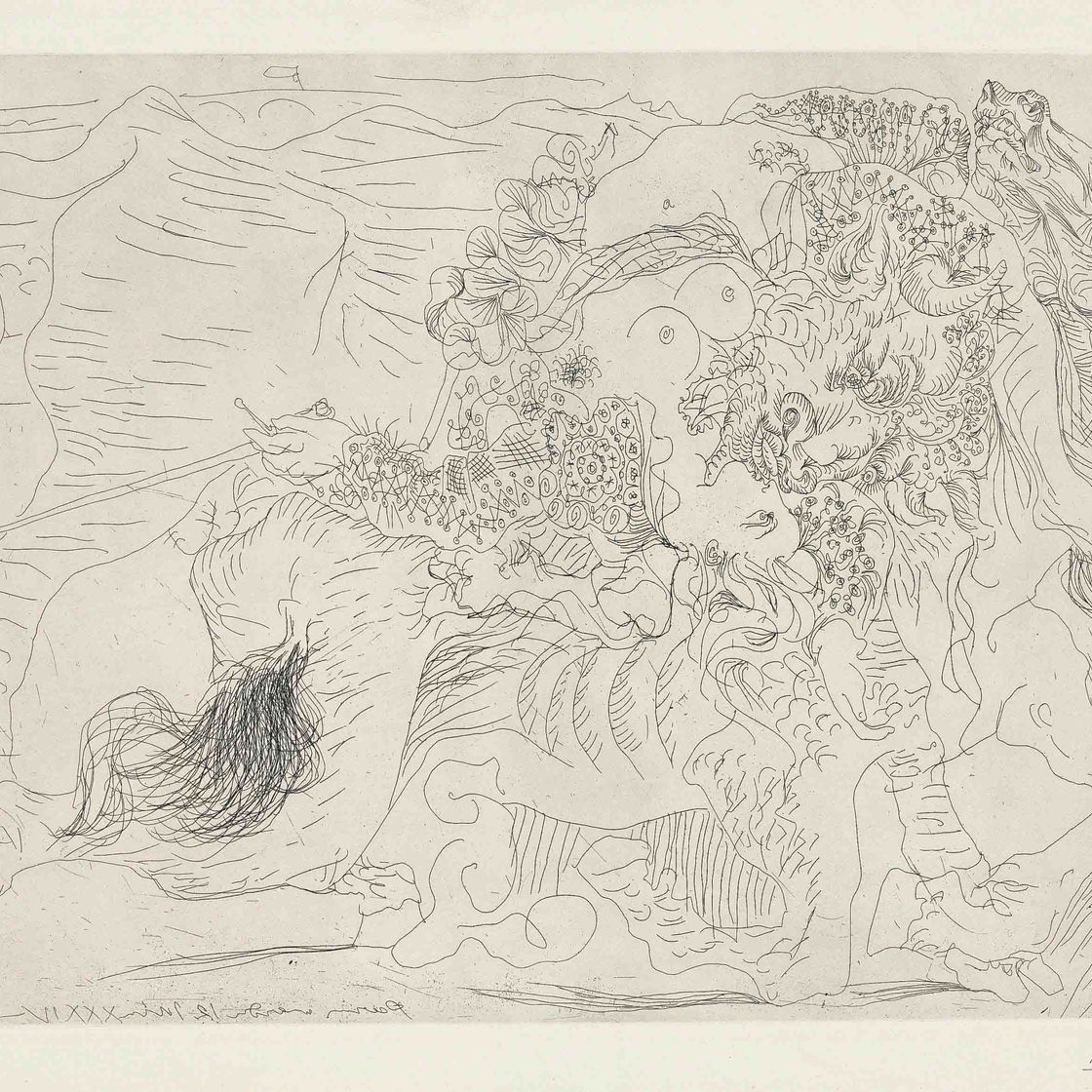 Pablo Picasso — Женский тореро (Bloch 1329; Baer 425C)