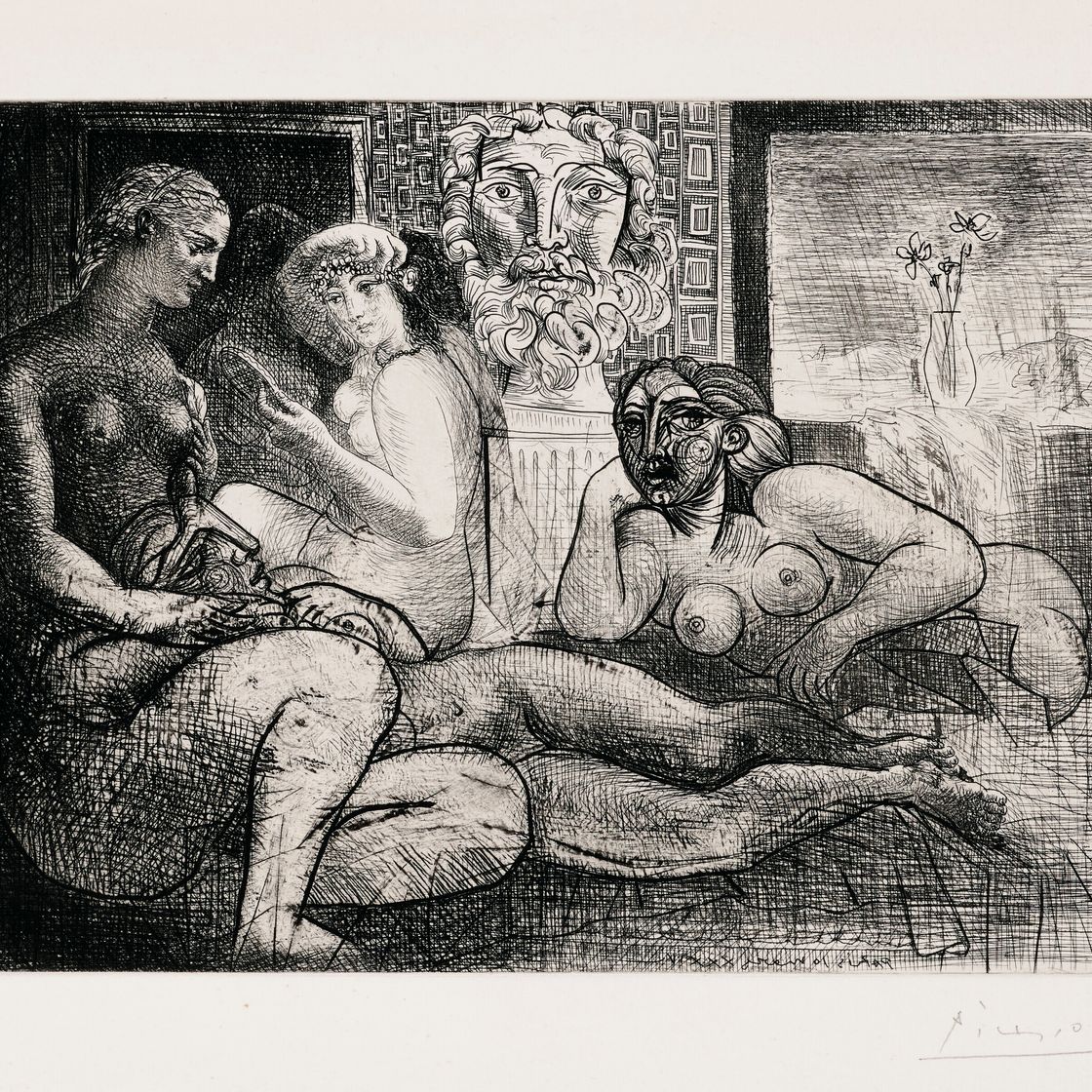 Pablo Picasso — "Четыре новые женщины и их скульптура наедине" , автор: Ла Сюит Воллар, изображение 4
