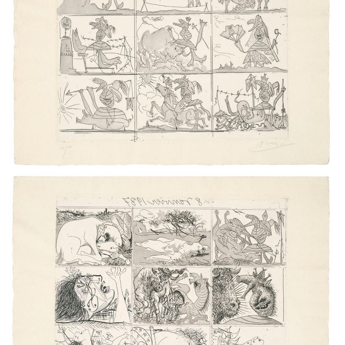 Pablo Picasso — Сын и мать Франко, изображение 1