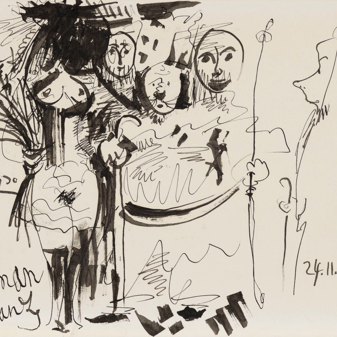 Pablo Picasso — Четыре персонала