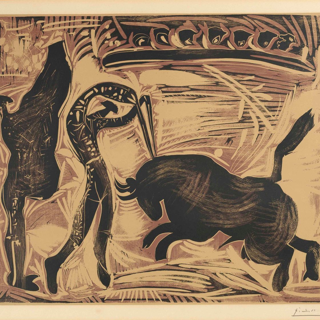 Pablo Picasso — Лес Бандерилей