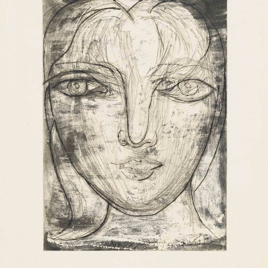 Pablo Picasso — Тет-а-тет (Портрет Марии-Терезы лицом к лицу)