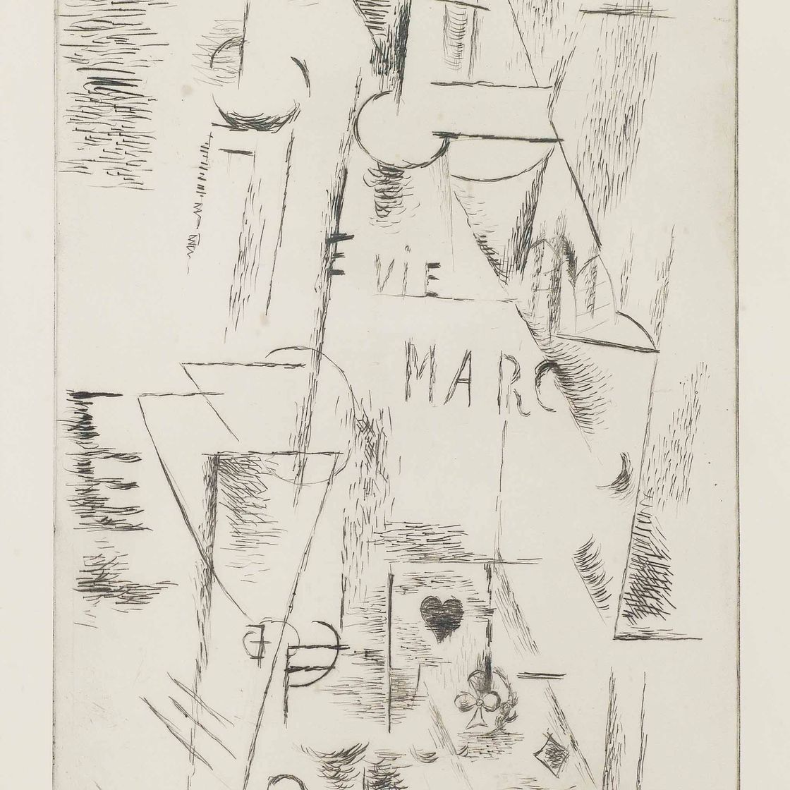 Pablo Picasso — Смерть природы в бутилированном Марке