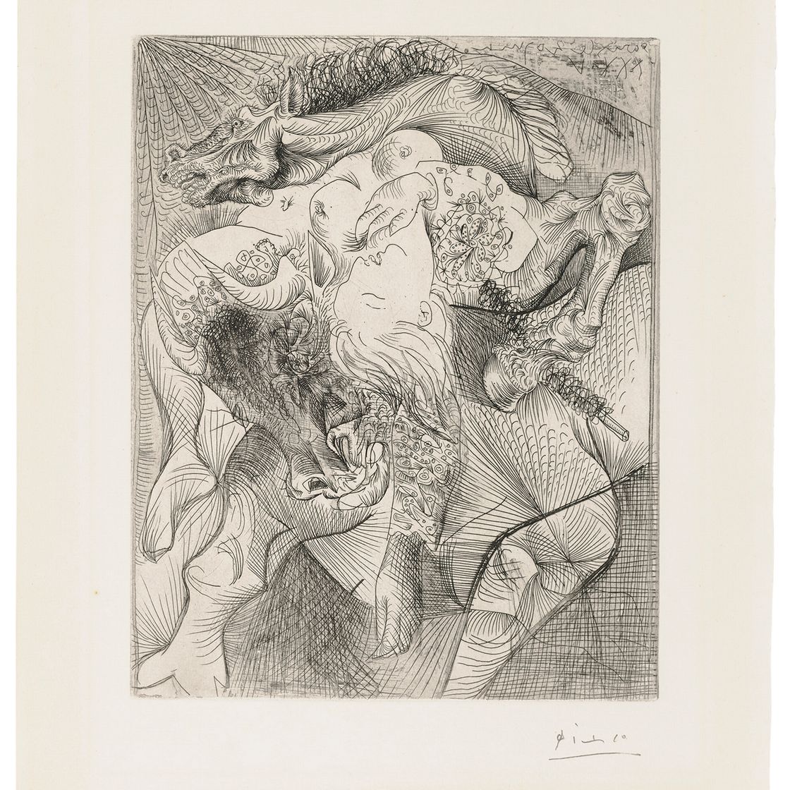 Pablo Picasso — Мария-Тереза в образе роковой тореро от: La Suite Vollard