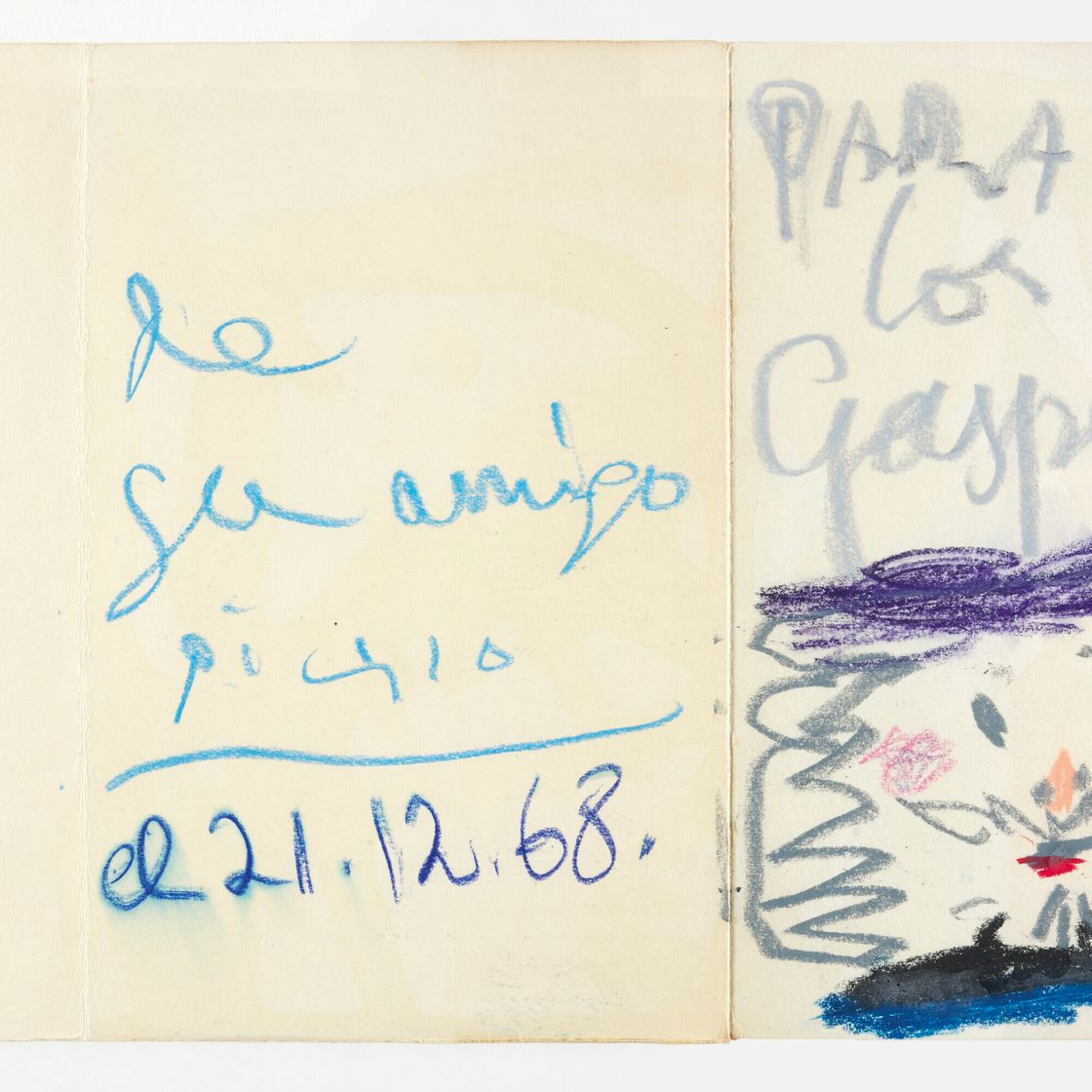 Pablo Picasso — Портрет усатого человека, изображение 2