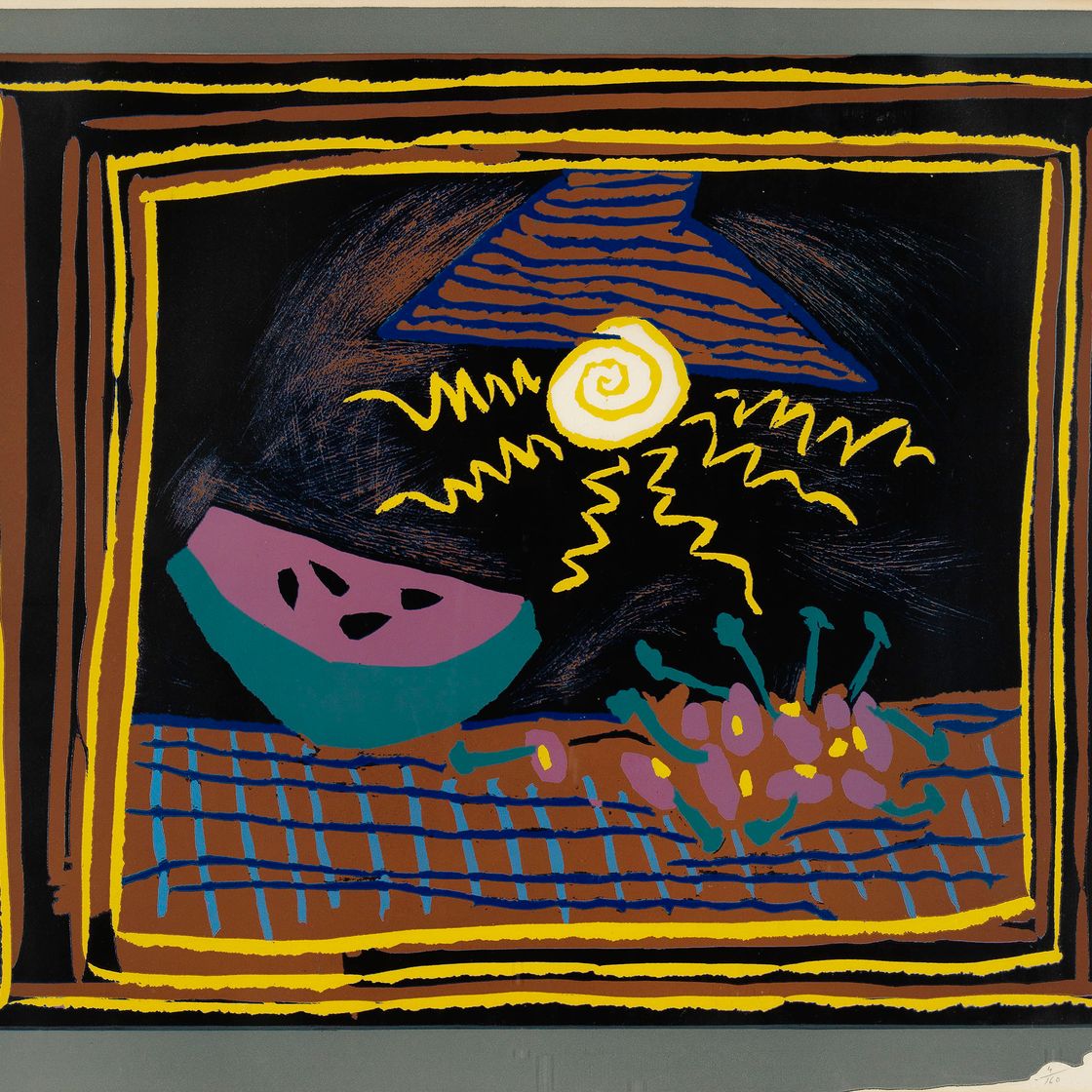 Pablo Picasso — Смерть природы в пастельных тонах