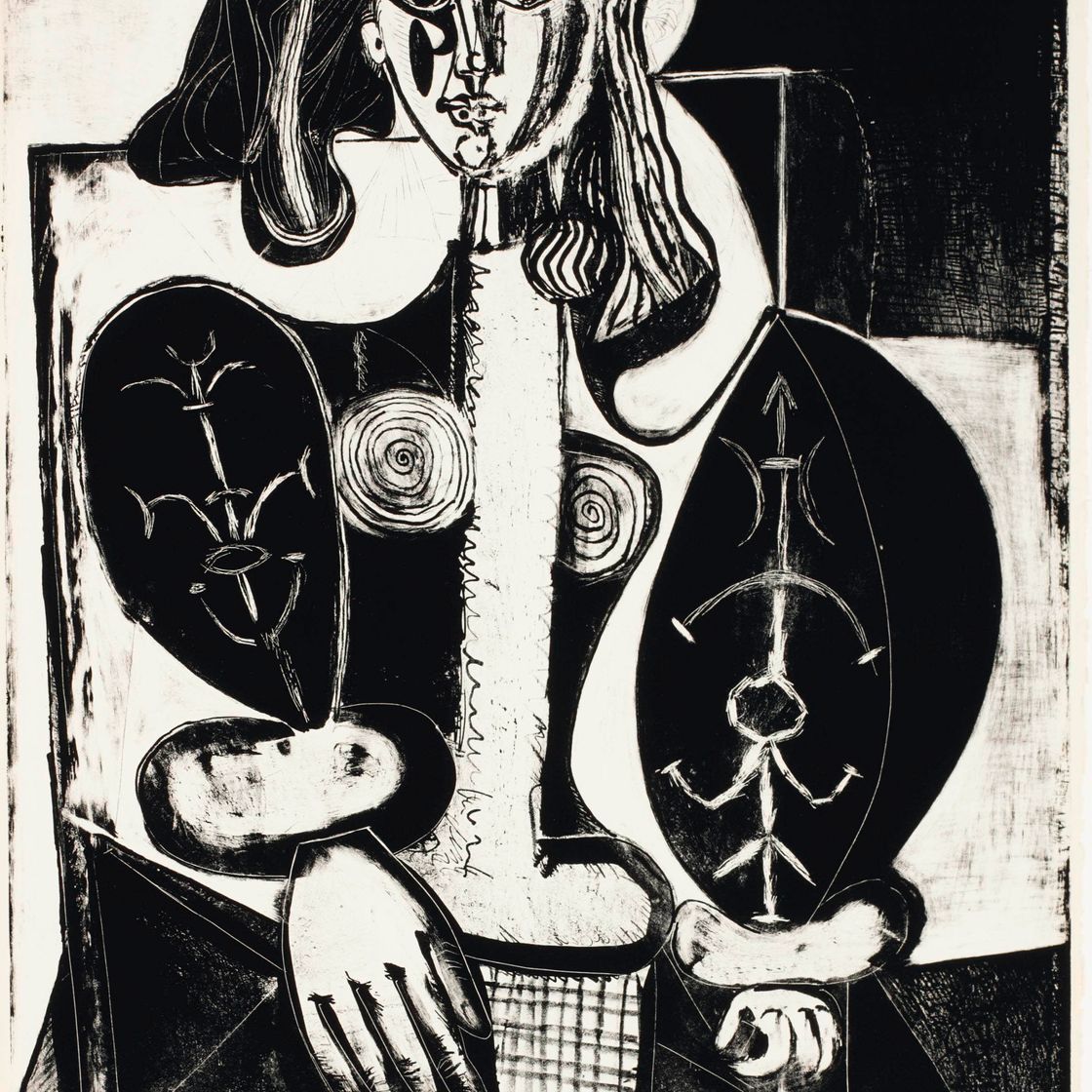 Pablo Picasso — Женская одежда № 1 (В. 587; М. 134)