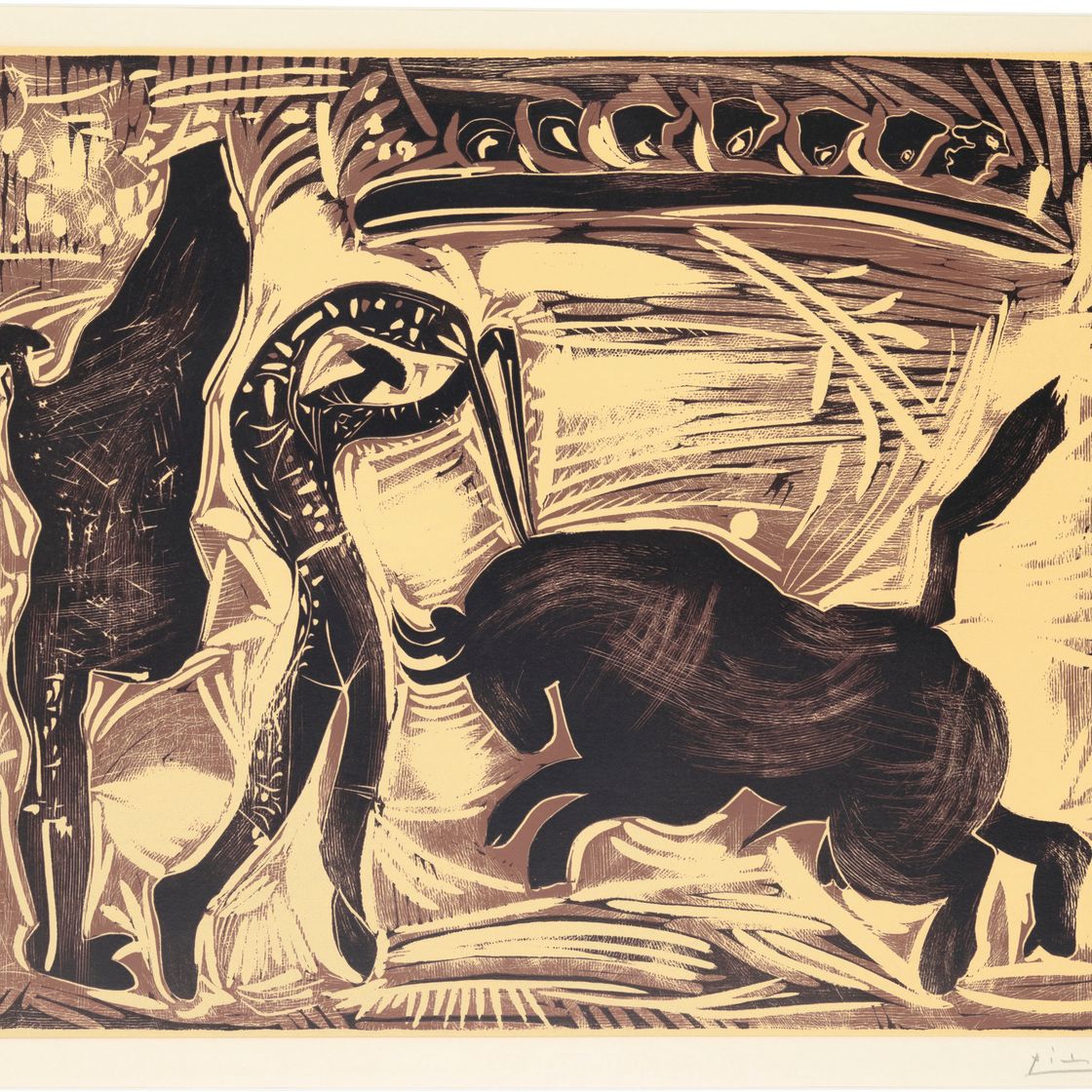 Pablo Picasso — Лес Бандерилей