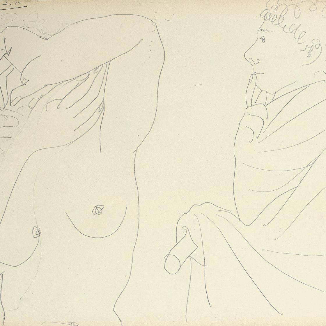 Pablo Picasso — Мужчина и женщина