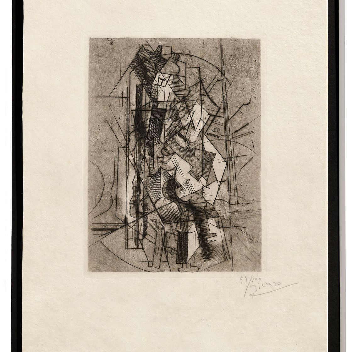 Pablo Picasso — Человек на гитаре, изображение 2