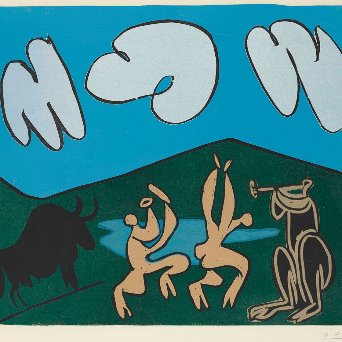 Pablo Picasso — Вакханалия в черном море (935 г. до н.э.; 1253 г. до н.э.)