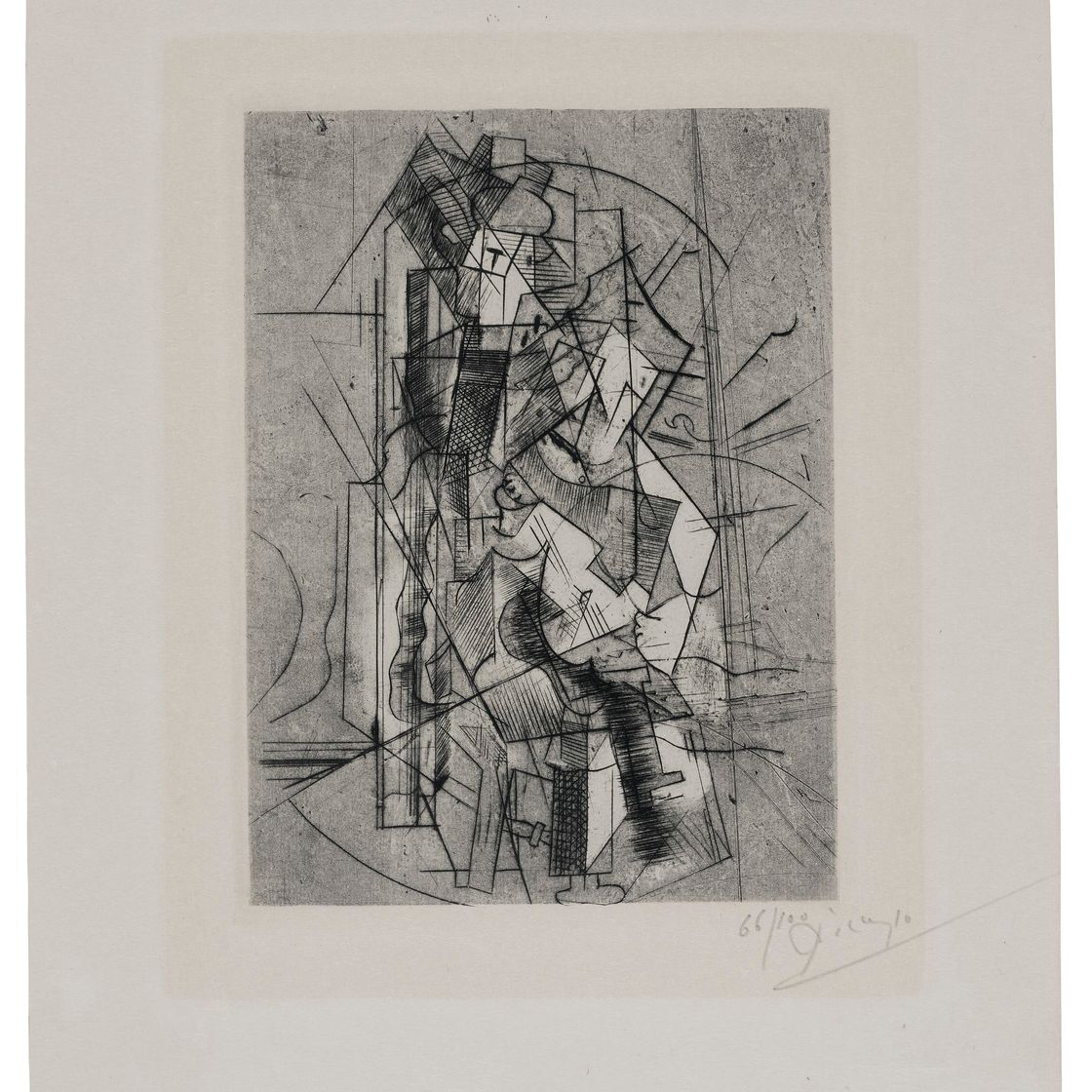 Pablo Picasso — Человек на гитаре, изображение 1