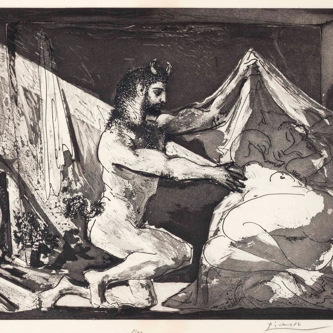 Pablo Picasso — Очаровательная юная женщина из "Люкса Воллара"