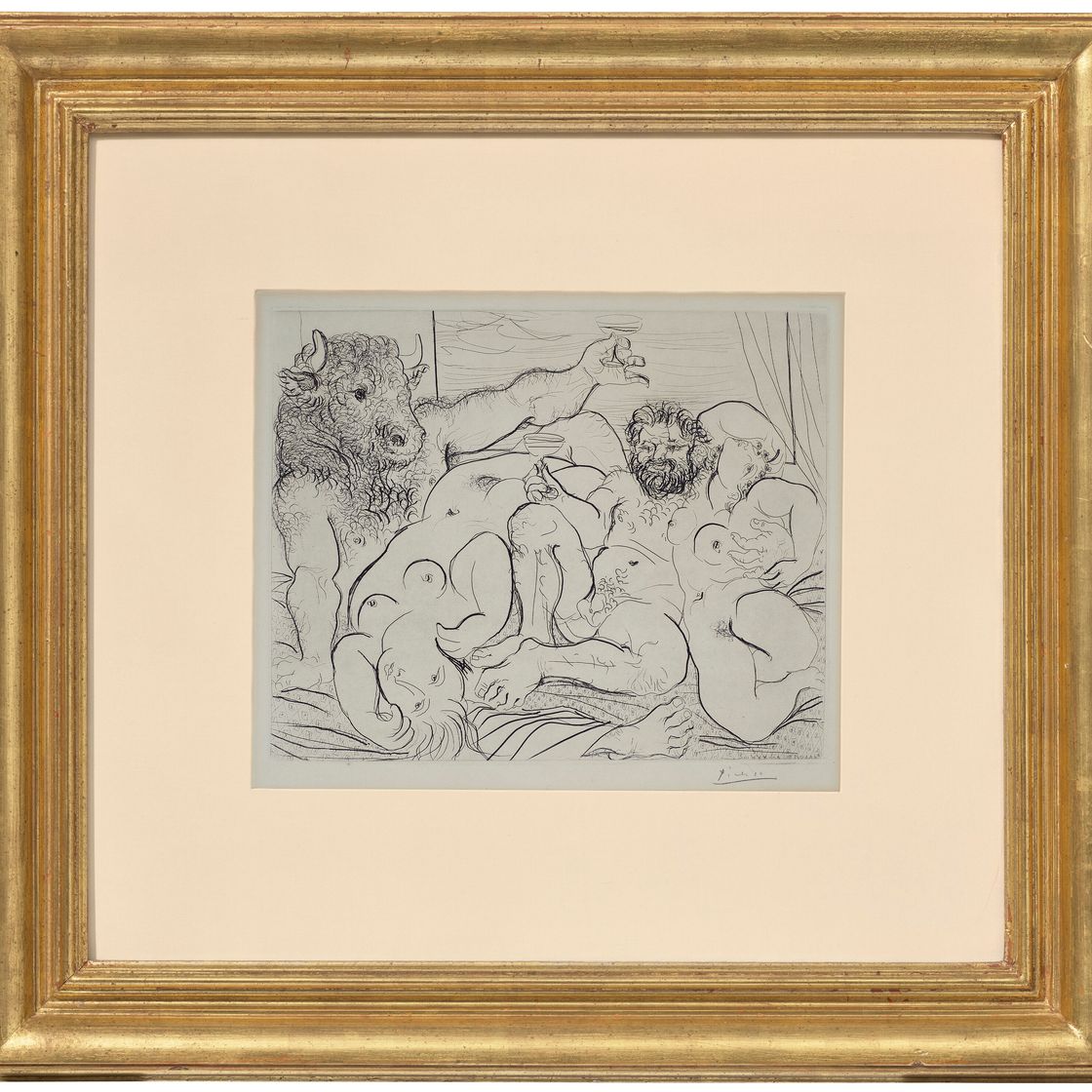 Pablo Picasso — Сцена "Вакханалия с минотавром" из "Сюиты Воллара", изображение 2