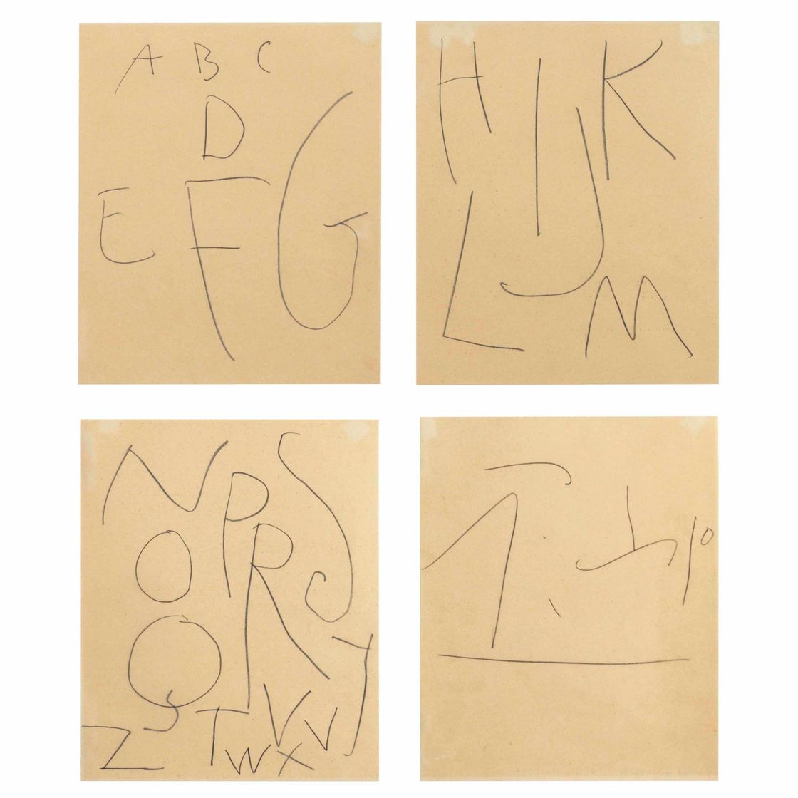 Pablo Picasso — Алфавитный антропоморф