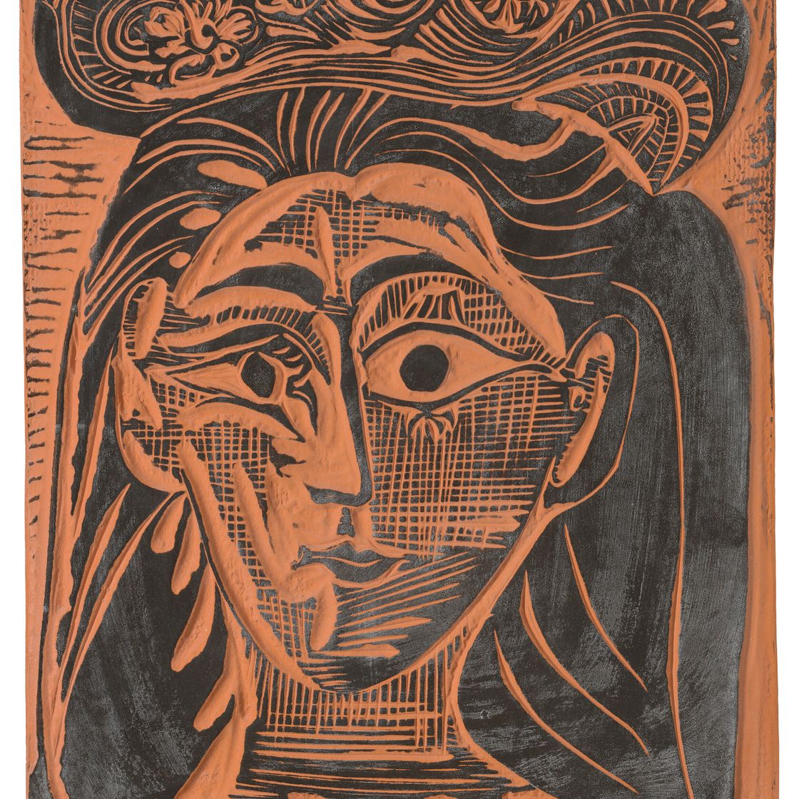 Pablo Picasso — Женская шапка с цветочным принтом (артикул 521), изображение 1