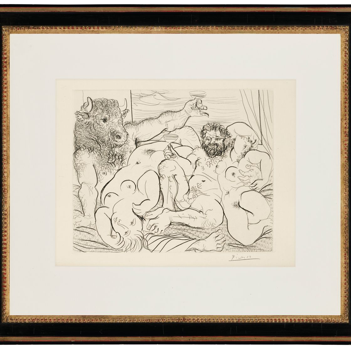 Pablo Picasso — Сцена "Вакханалия с минотавром" , автор: Сюита Воллар, изображение 2