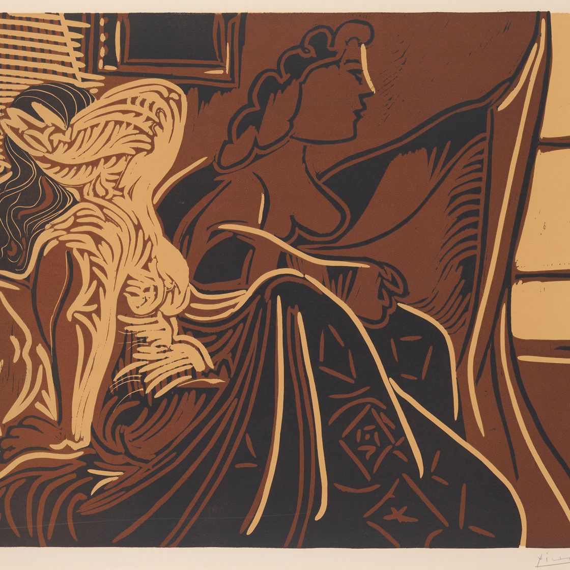 Pablo Picasso — Две женщины перед окном