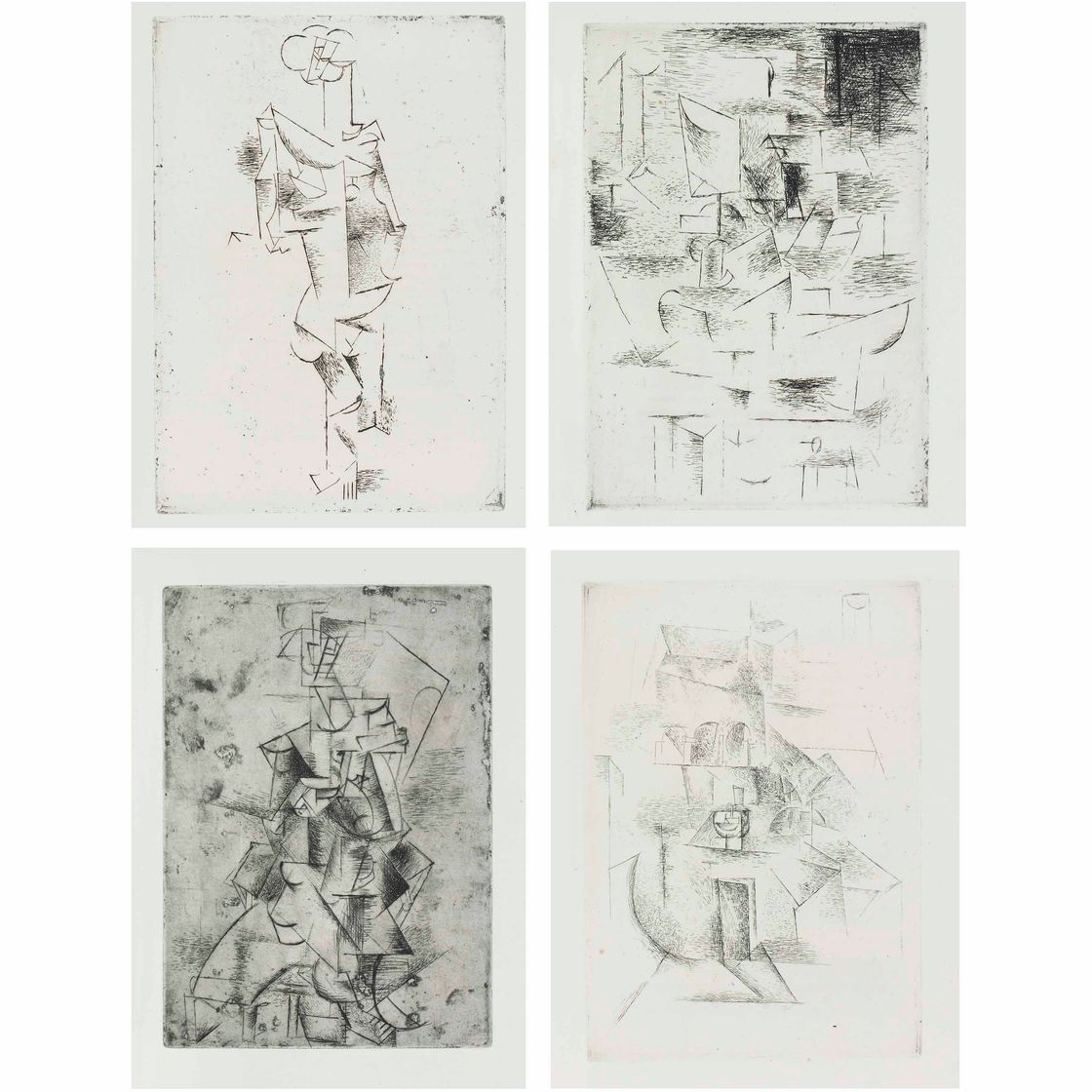 Pablo Picasso — Макс Жакоб, Сен-Маторель, Генри Канвейлер, Париж, 1911