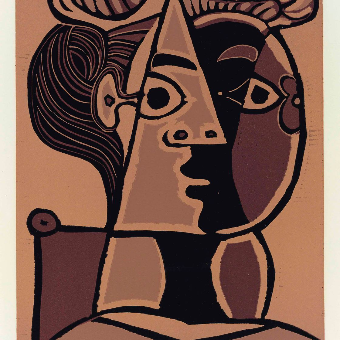 Pablo Picasso — Женская прическа в шиньоне