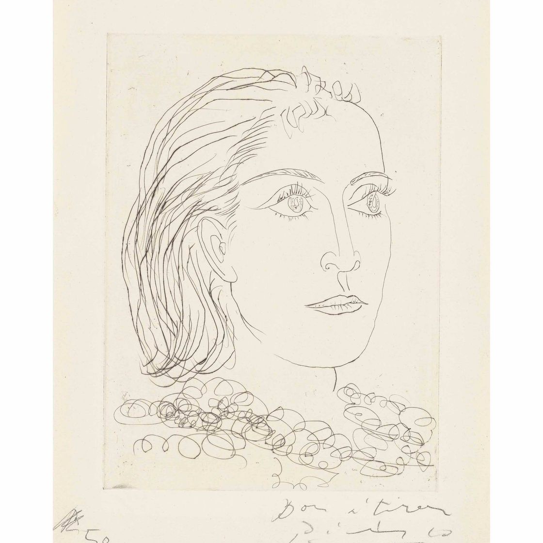 Pablo Picasso — Портрет Доры Маар