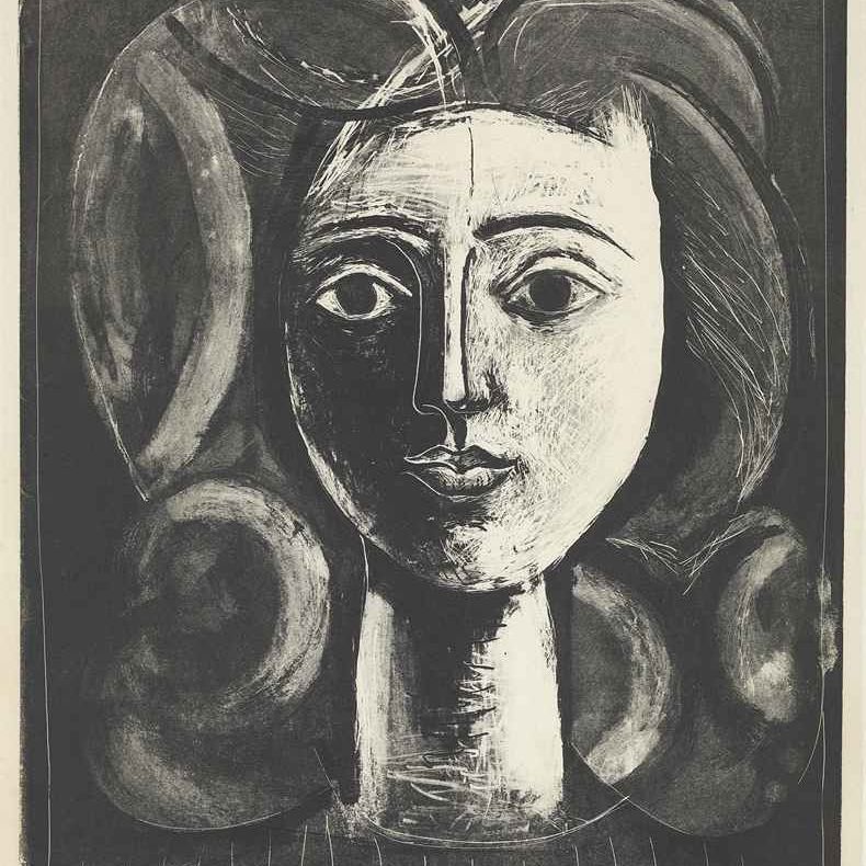 Pablo Picasso — Тет-а-тет с молодой девушкой (В. 423; М.68)