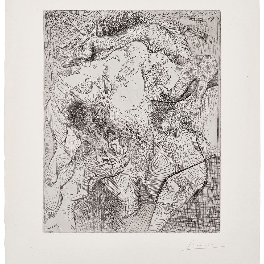 Pablo Picasso — Мария-Тереза в роли роковой тореро из "Ла Сюит Воллар", изображение 1