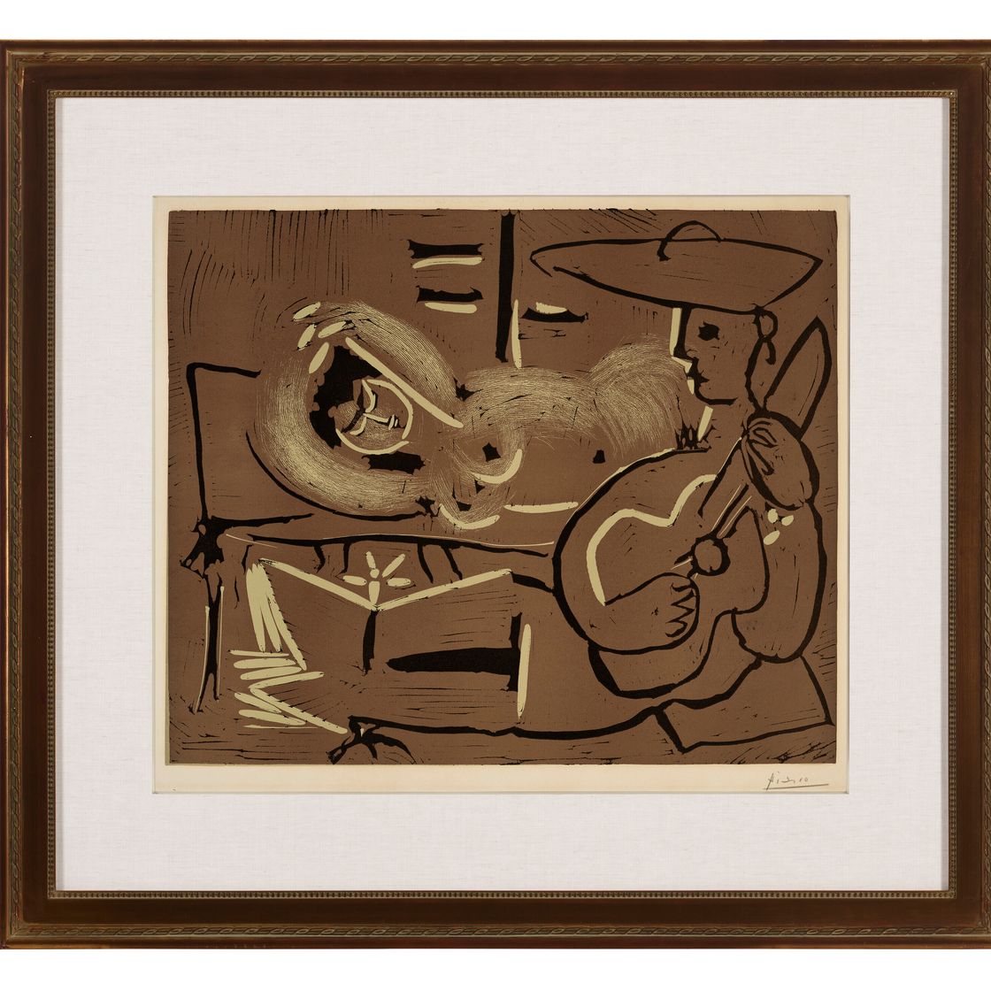 Pablo Picasso — Женщина-кушетка и гитаристка, изображение 2