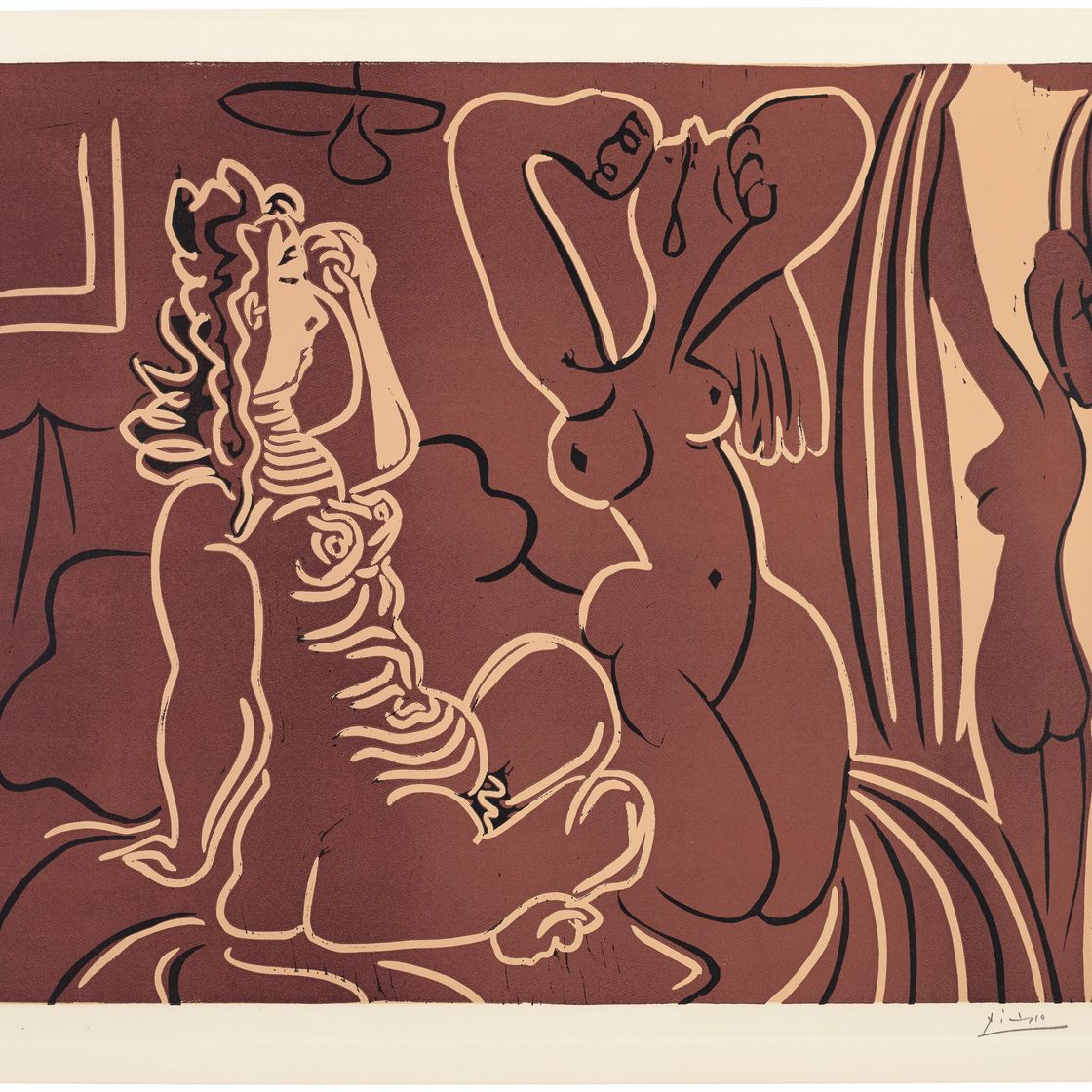Pablo Picasso — Трое женщин