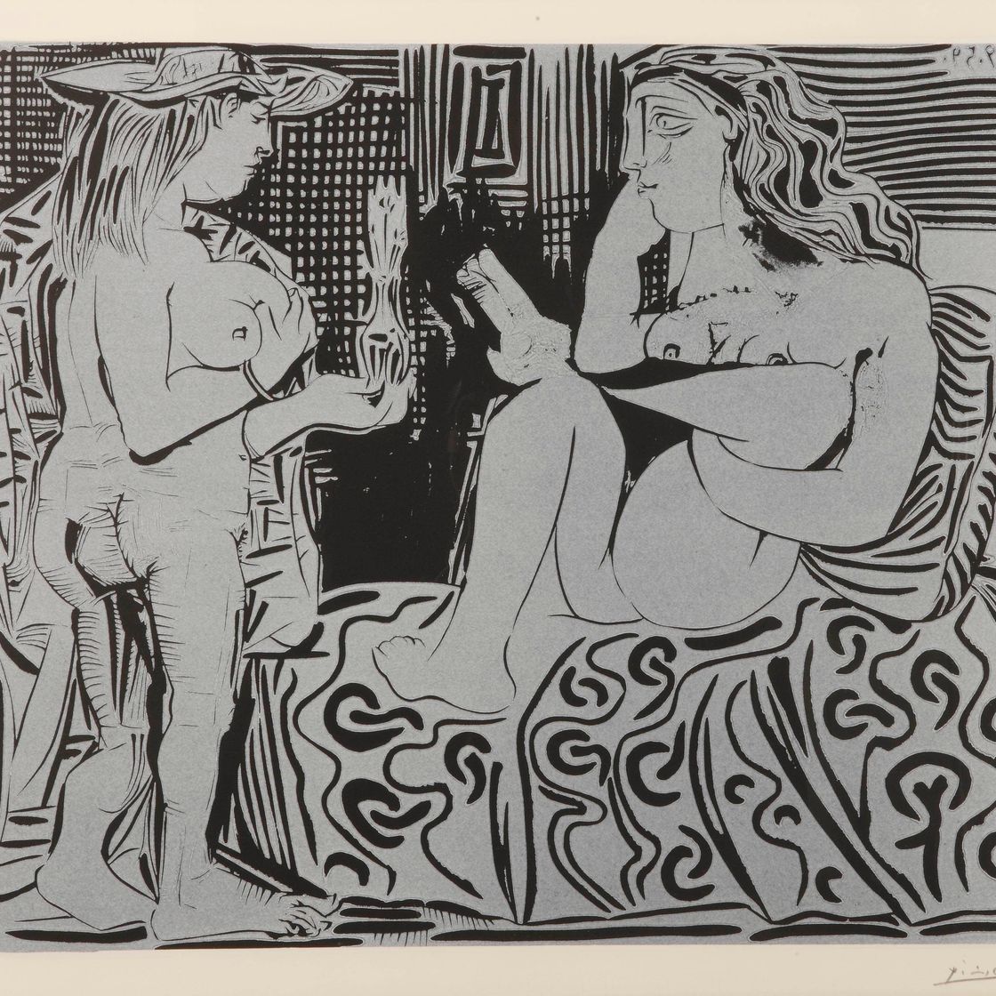 Pablo Picasso — Две женщины (B. 915; Ba. 1239)
