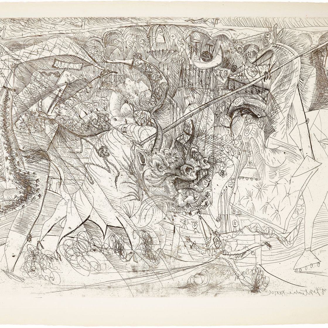 Pablo Picasso — Коррида, изображение 1