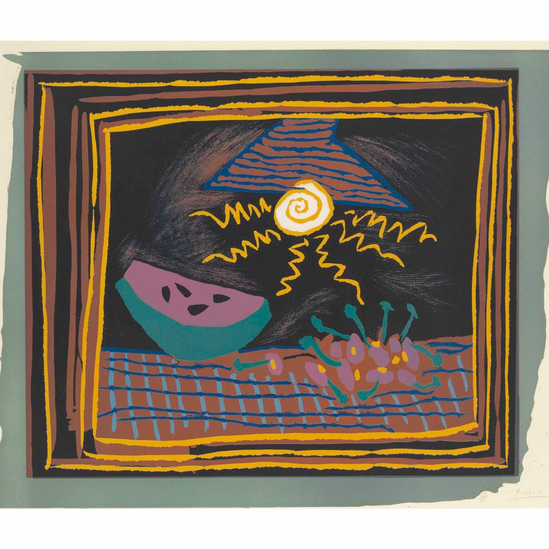 Pablo Picasso — Смерть природы в пастельных тонах