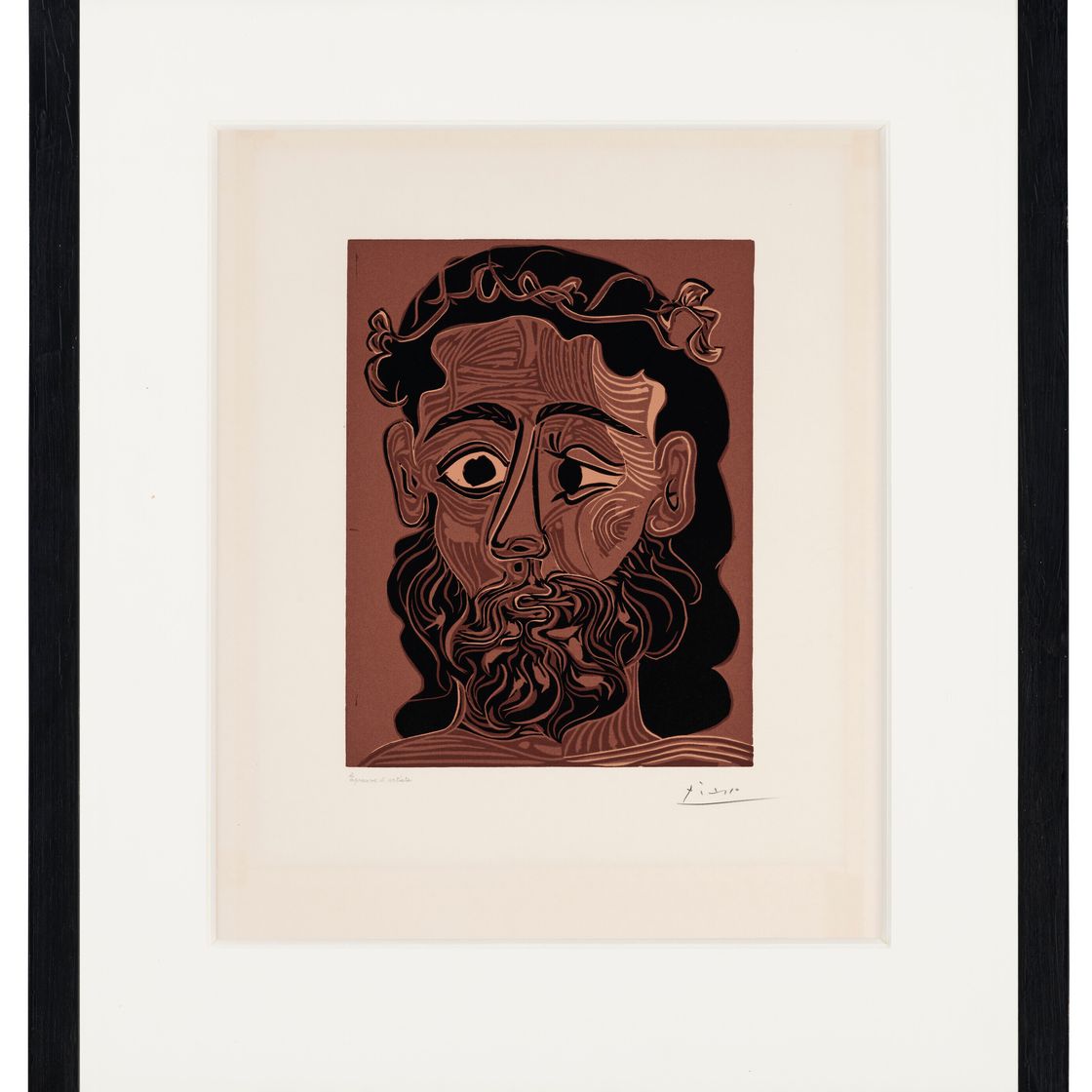 Pablo Picasso — Я люблю барбу, украшенный фельетонами из виньетки., изображение 2