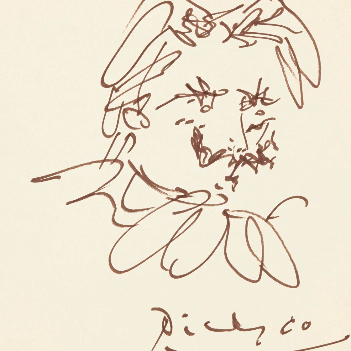 Pablo Picasso — Портрет Деодата де Северака