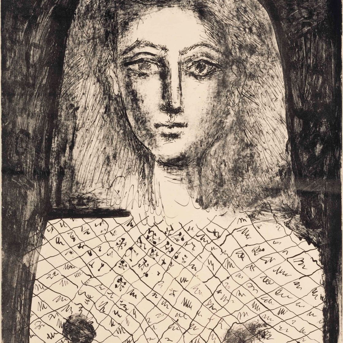 Pablo Picasso — Корсаж в стиле Карре (B. 601; Mourlot 175a)