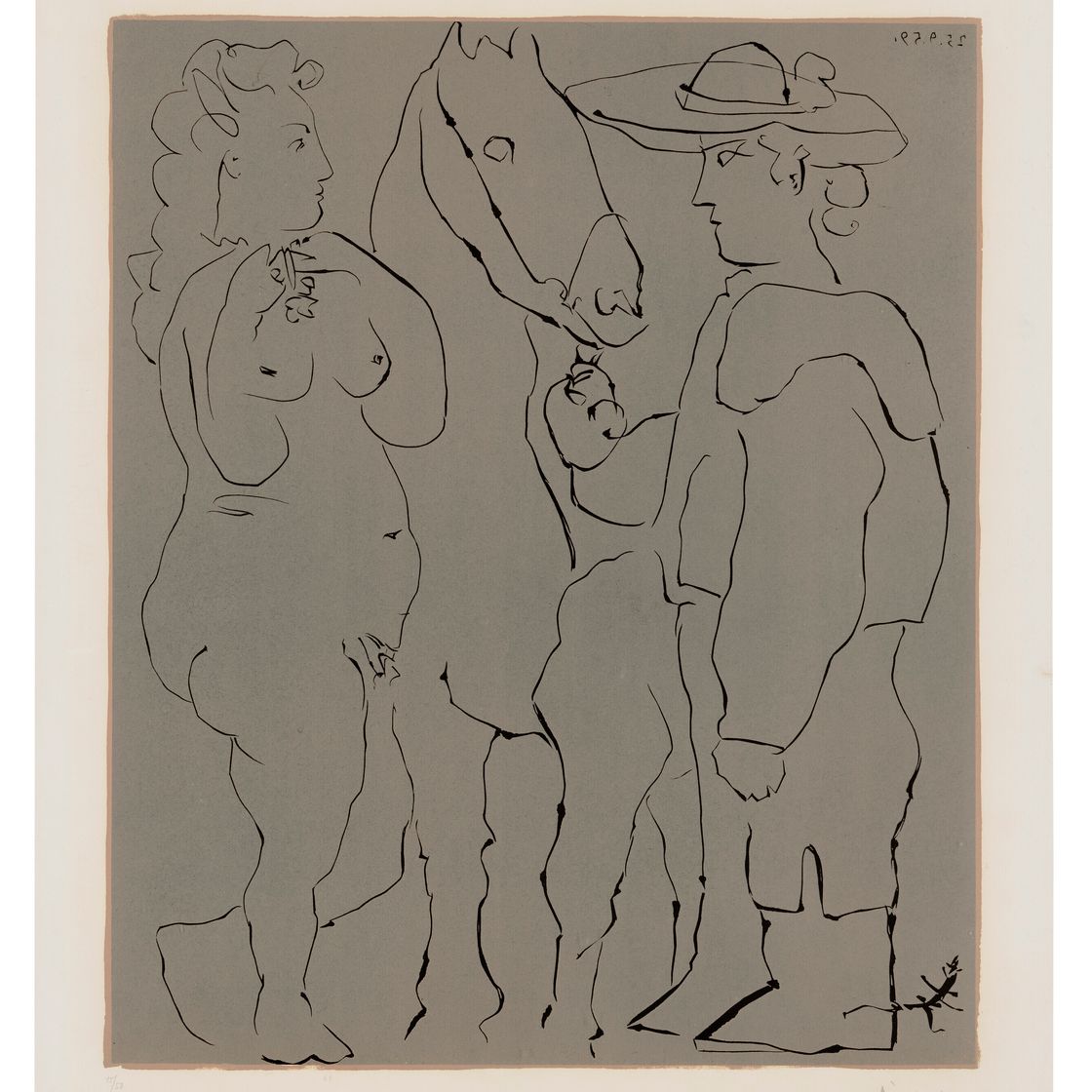 Pablo Picasso — Пикадор, женщина в Шевалье