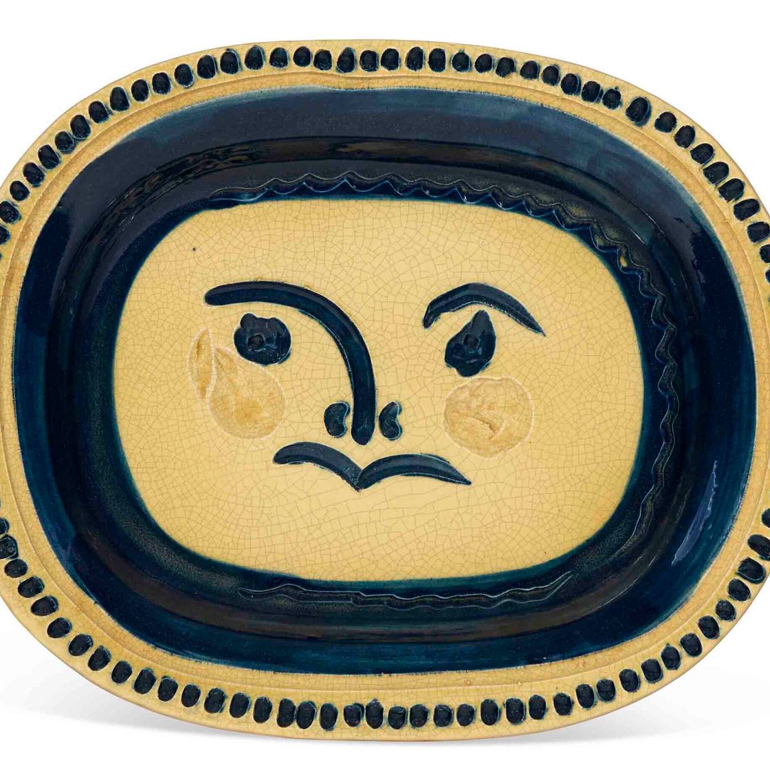 Pablo Picasso — Гравюра для лица, грежский фонд (29 апреля)