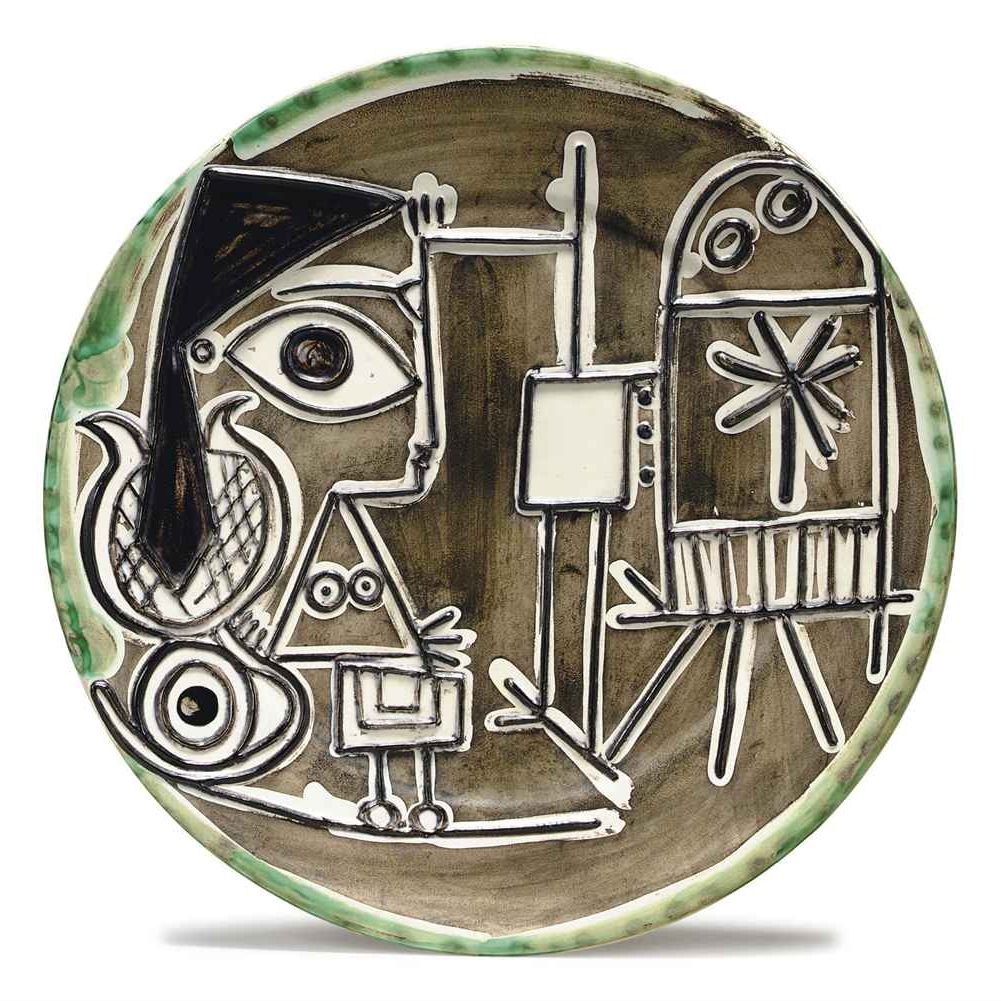 Pablo Picasso — Жаклин за мольбертом (A.R. 333)
