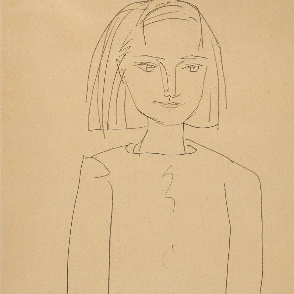 Pablo Picasso — Портрет молодой девушки, IV
