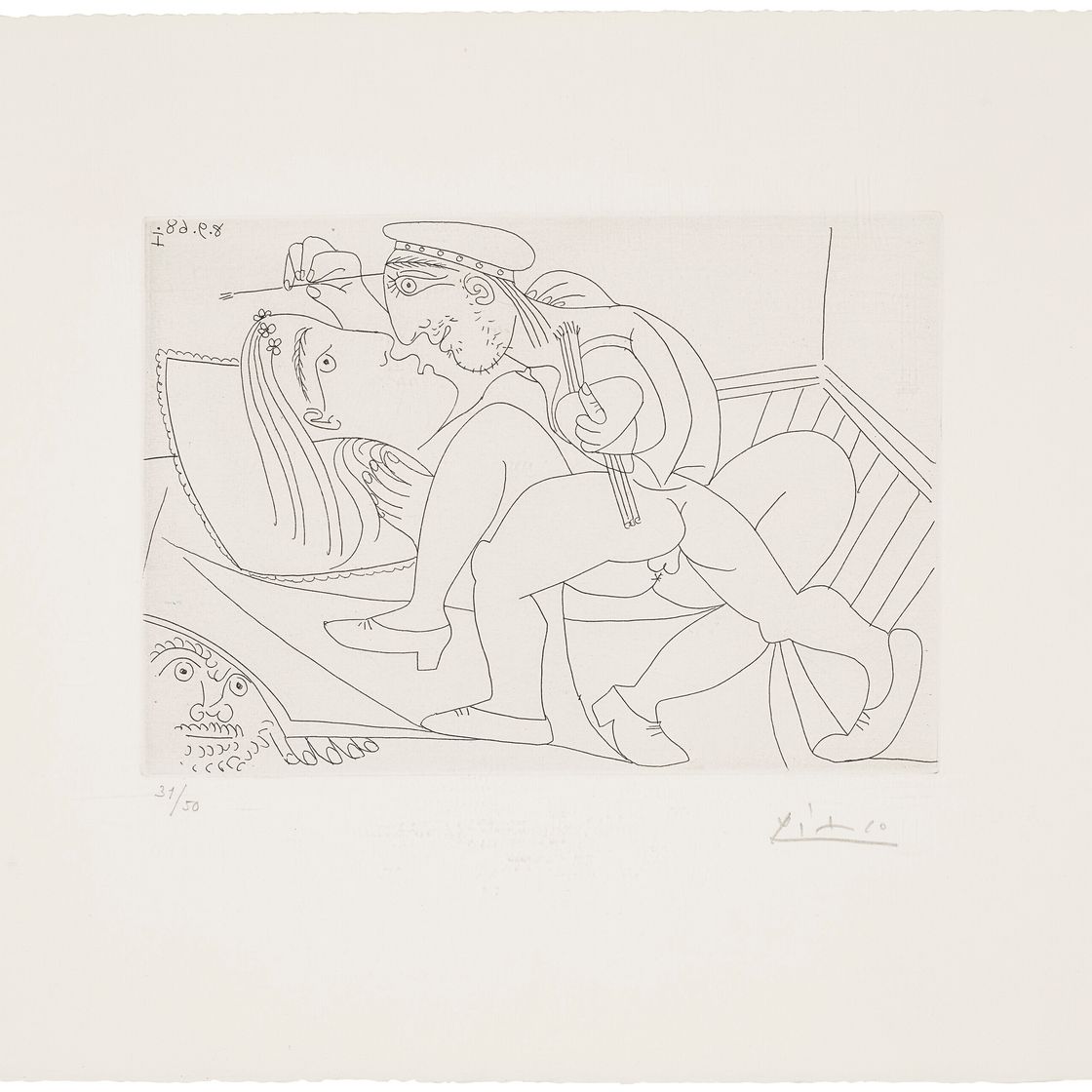 Pablo Picasso — Серия 347: три тарелки, изображение 3
