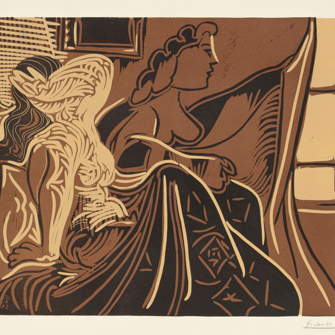 Pablo Picasso — Две женщины перед окном