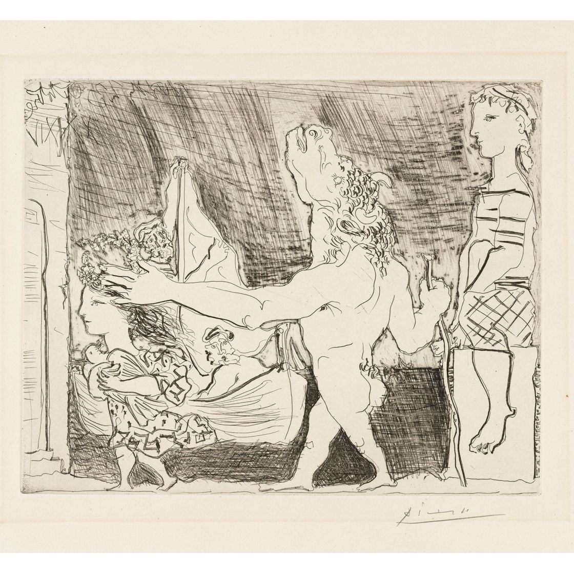 Pablo Picasso — Минотавр, путеводитель по филе II, от: La Suite Vollard