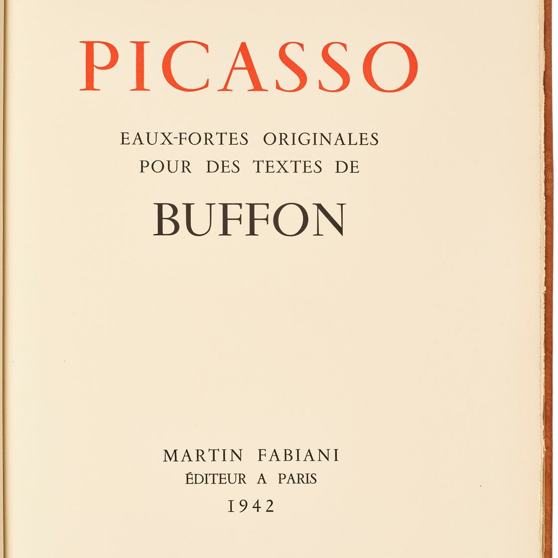 Pablo Picasso — Оригинальные коньячные спирты для текстов Буффона (Естественная история), изображение 9