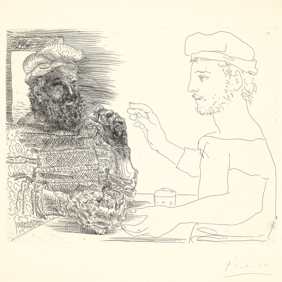Pablo Picasso — Пара каталонских гурманов, фото 12 из La Suite Vollard