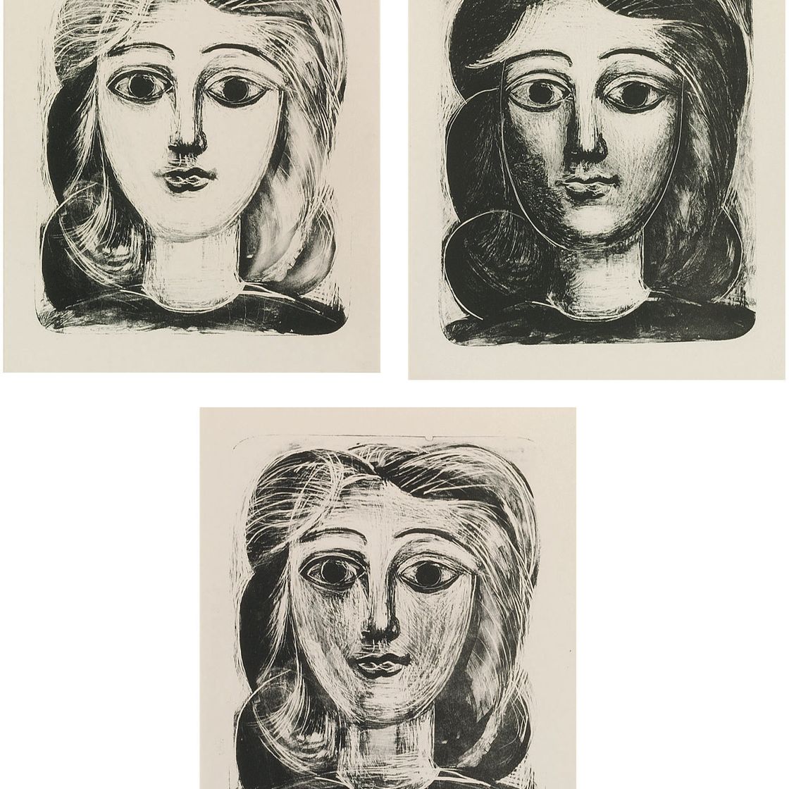 Pablo Picasso — Тет-а-тет с молодой девушкой (Мурло 9; ср. Блок 393)